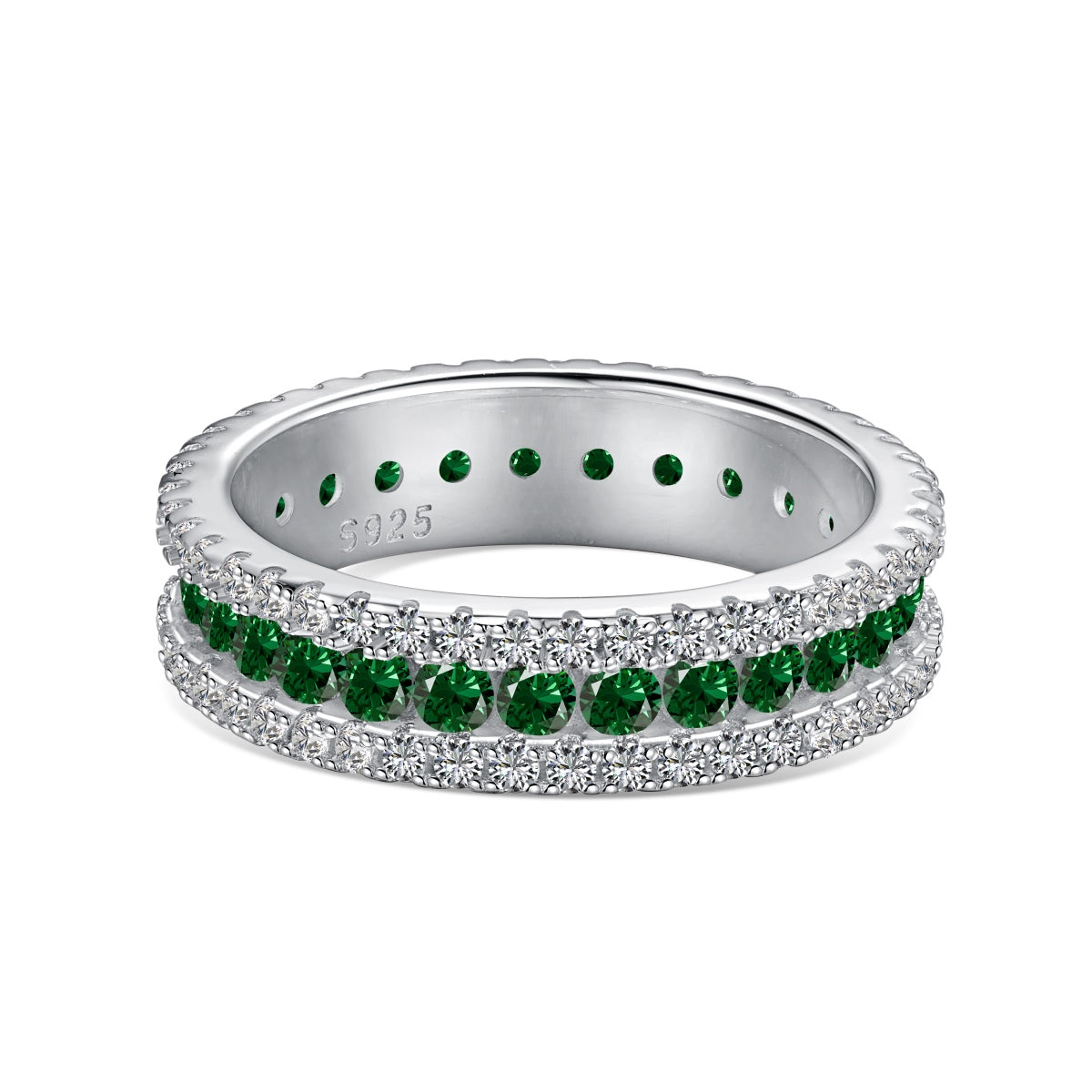 [HOT]Delicate Colorful Round Cut Daily Ring