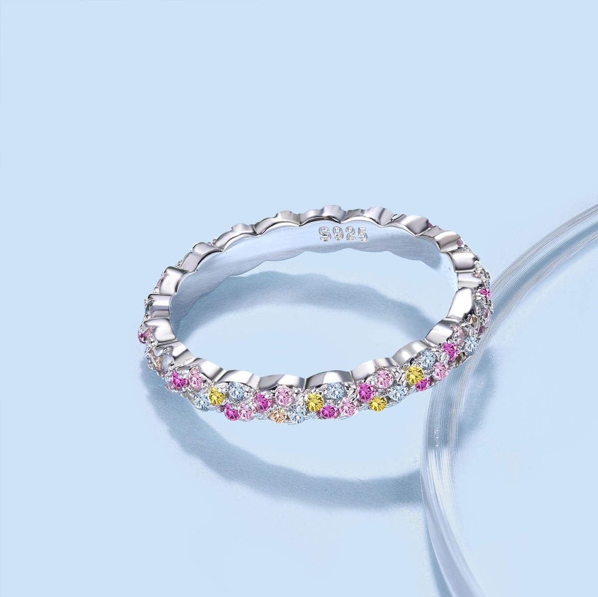 [HOT]Dainty Ebullient Round Cut Daily Ring