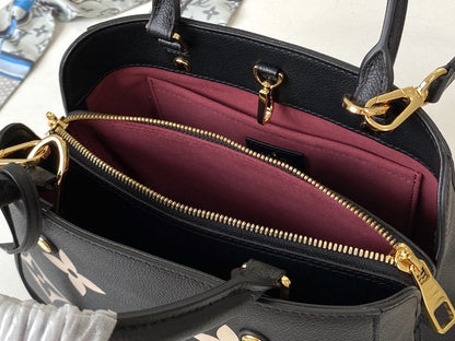 モンテーニュ BB 29cm ブラックベージュ モノグラムレザー