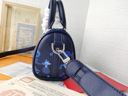 LV キーポル XS 21 インク ウォーターカラー カウハイドレザー