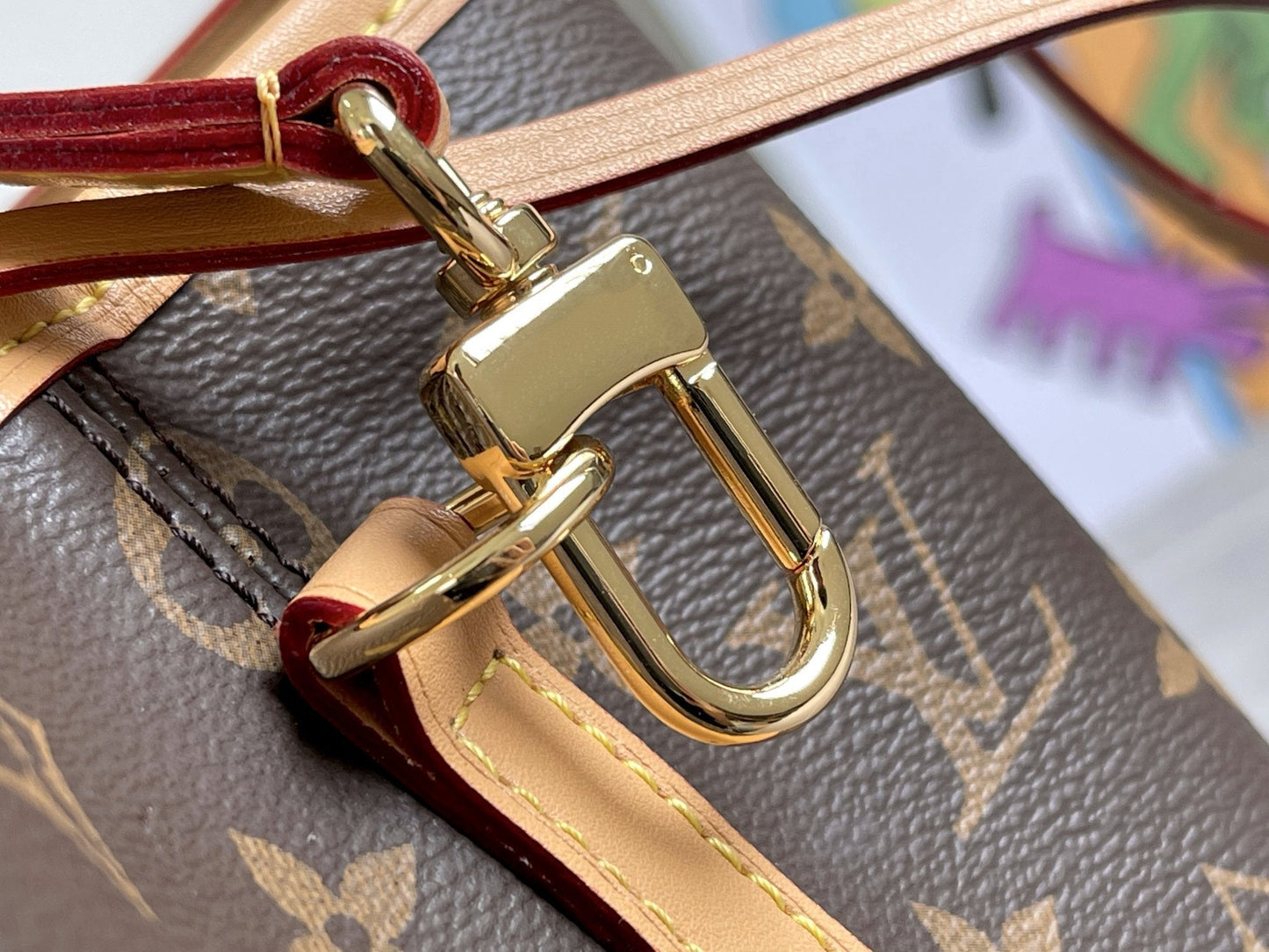SAC À MAIN NOE 15 CM EN TOILE MONOGRAMME