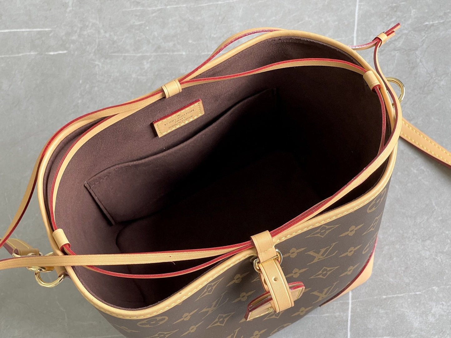 SAC À MAIN NOE 15 CM EN TOILE MONOGRAMME
