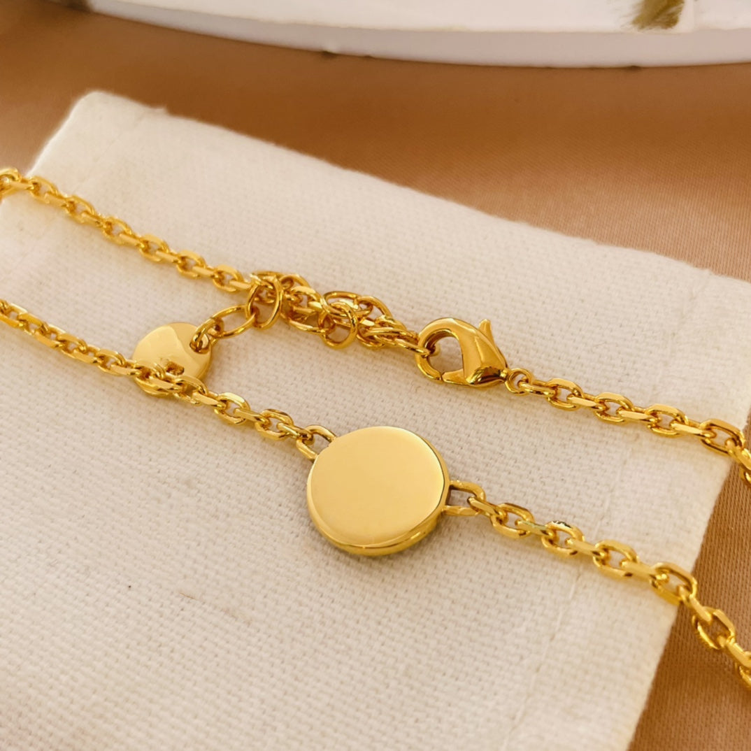 Collier pendentif CD en or