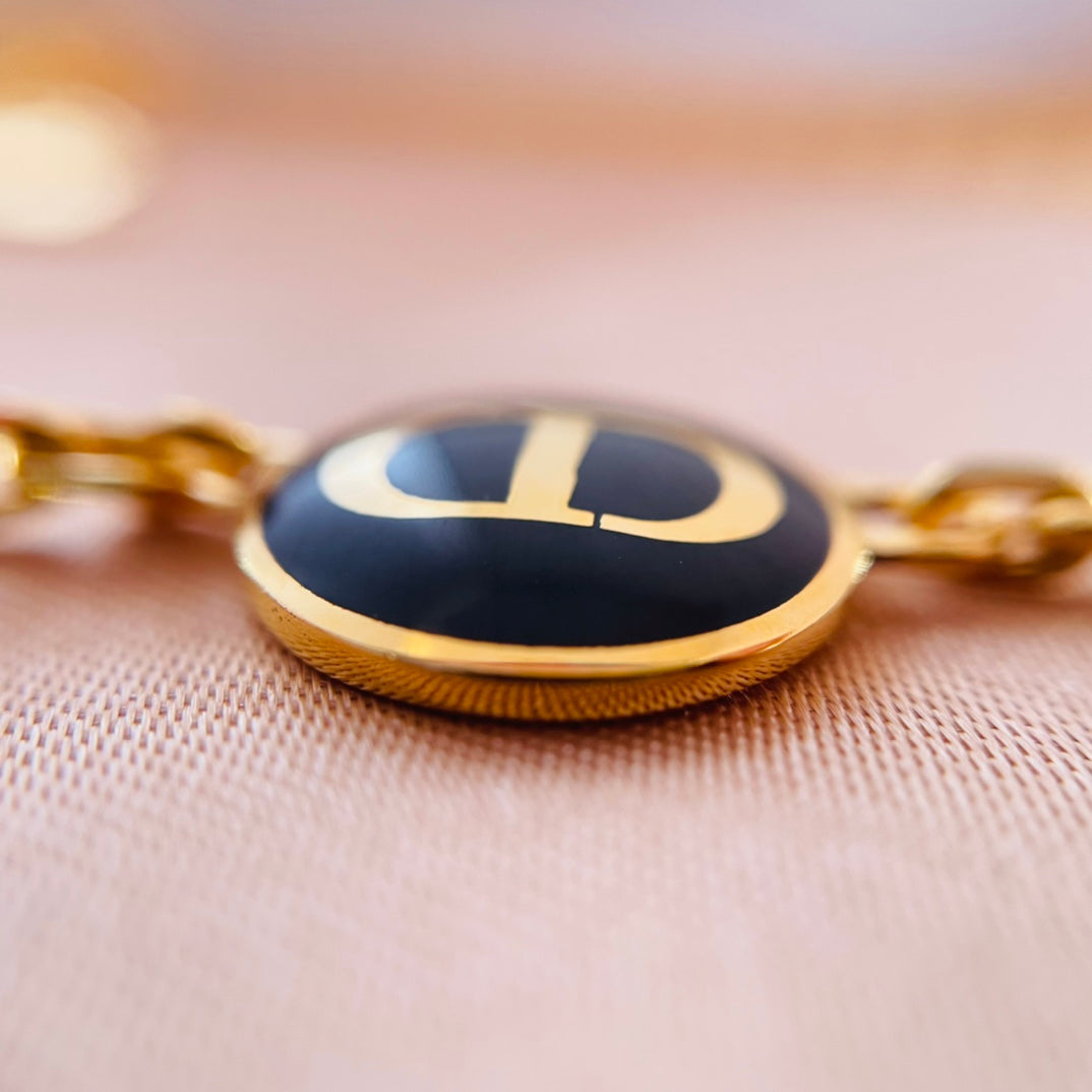 Collier pendentif CD en or