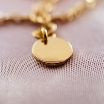 Collier pendentif CD en or