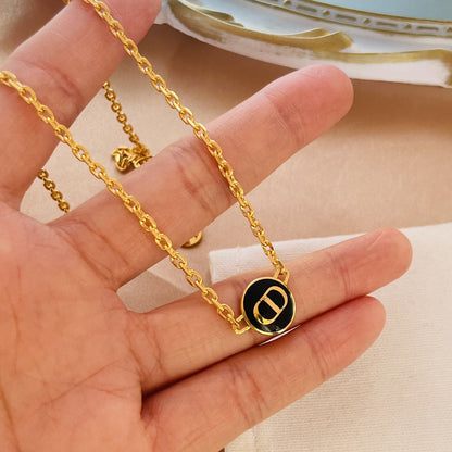 Collier pendentif CD en or
