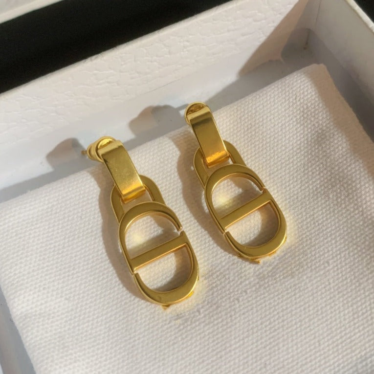 BOUCLES D'OREILLES CD OR