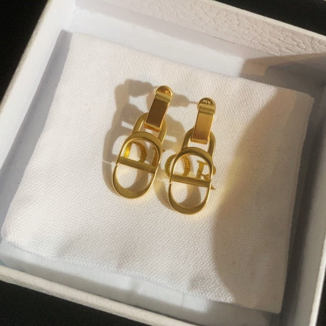 BOUCLES D'OREILLES CD OR