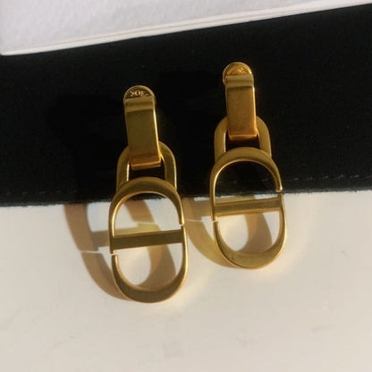 BOUCLES D'OREILLES CD OR