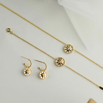 COLLIER EN OR ET DIAMANTS STAR