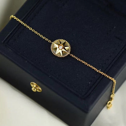 COLLIER EN OR ET DIAMANTS STAR