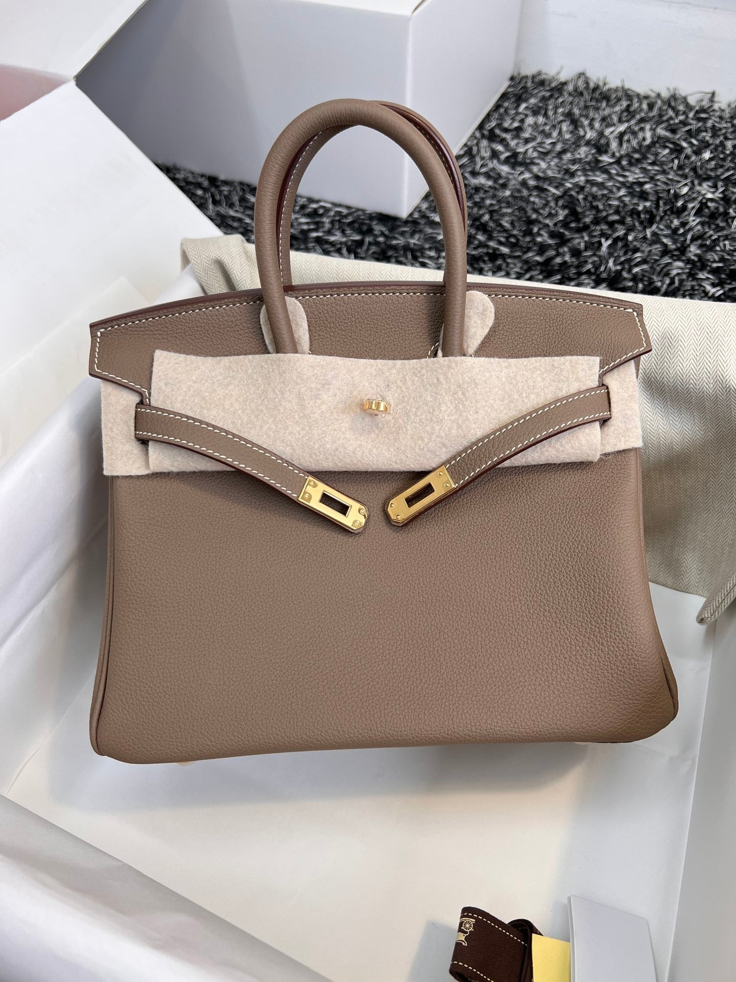 HM バーキン 25cm ブラウン トゴレザー ゴールド金具