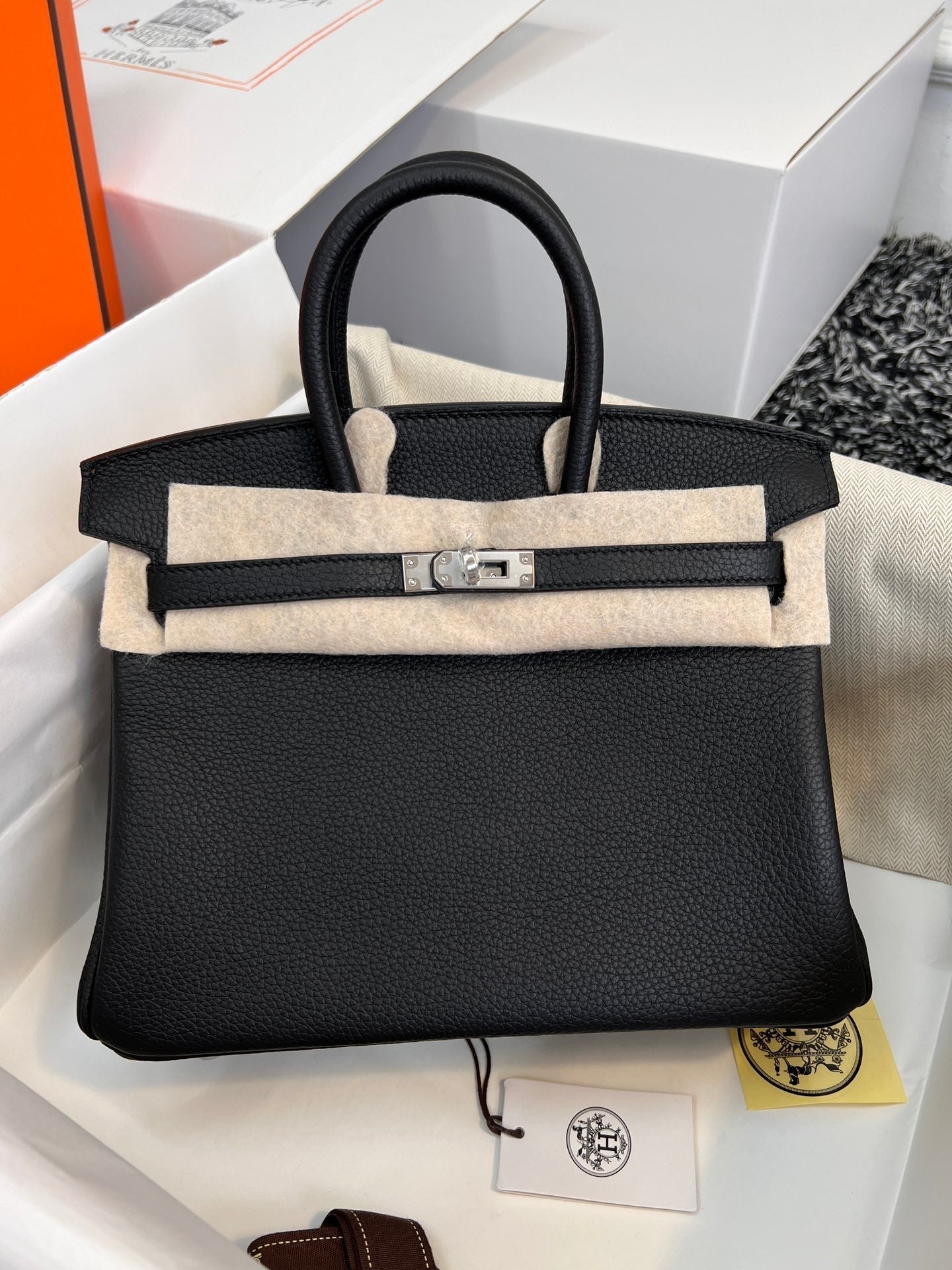 HM バーキン 25cm ブラック トゴレザー シルバー金具