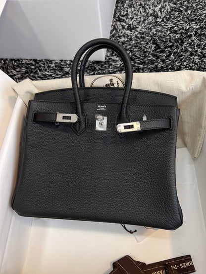 HM バーキン 25cm ブラック トゴレザー シルバー金具
