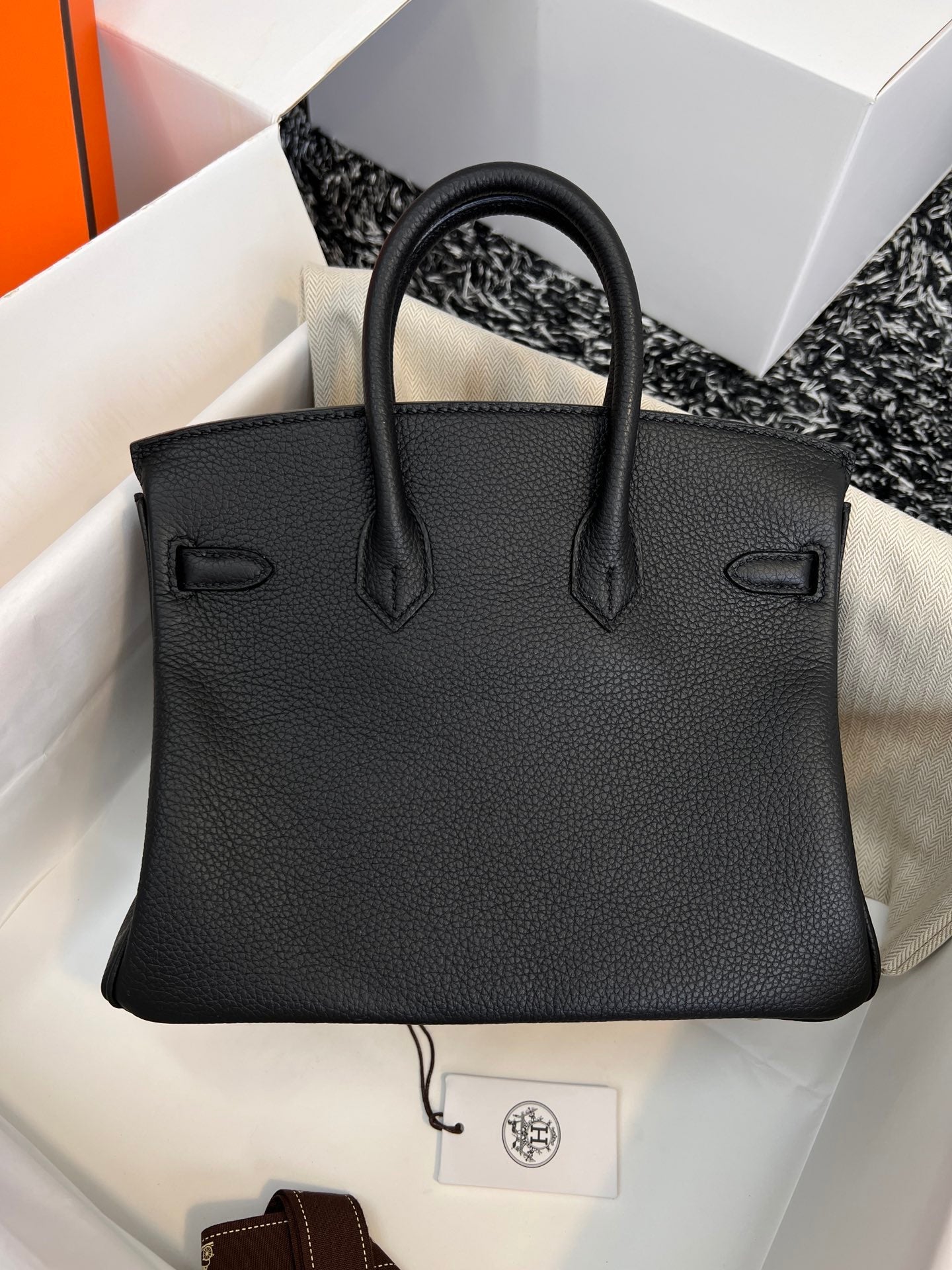 HM バーキン 25cm ブラック トゴレザー シルバー金具