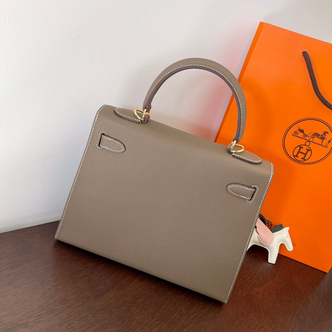 HM ケリー 28cm エプソムレザー ゴールド金具