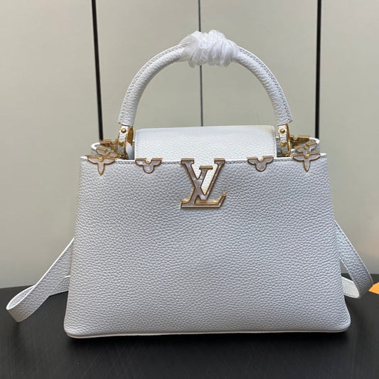 CAPUCINES MM 31 TAURILLON BLANC QUINCAILLERIE OR