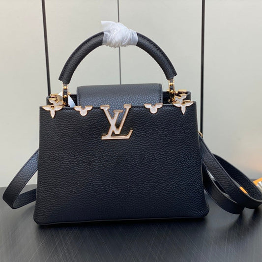 CAPUCINES BB 27 NOIR TAURILLON QUINCAILLERIE OR
