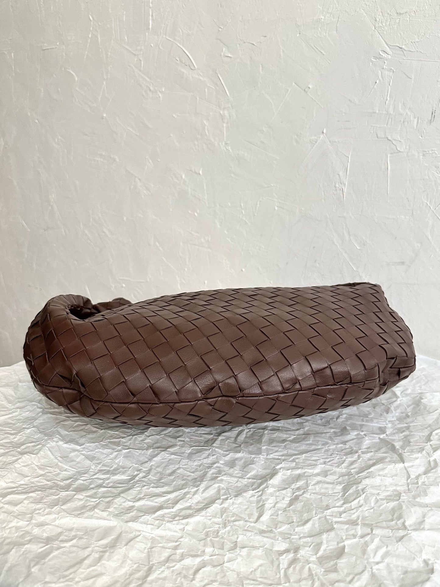 BV SMALL JODIE 48CM CUIR DAIM CHOCOLAT 
