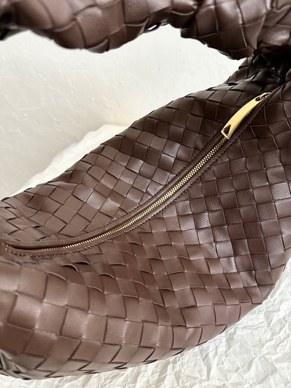 BV SMALL JODIE 48CM CUIR DAIM CHOCOLAT 