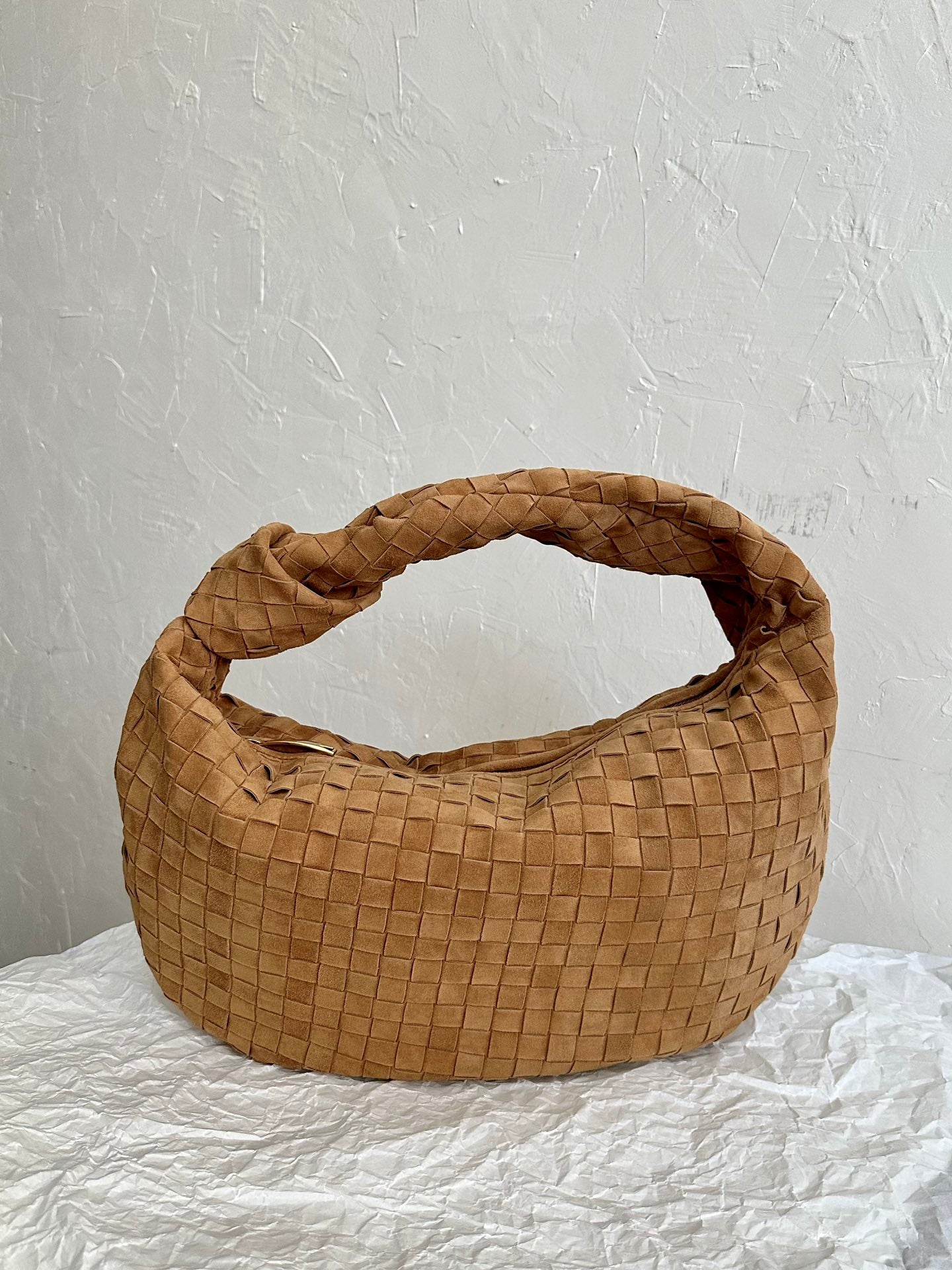 BV スモール ジョディ 48cm ブラウン スエードレザー