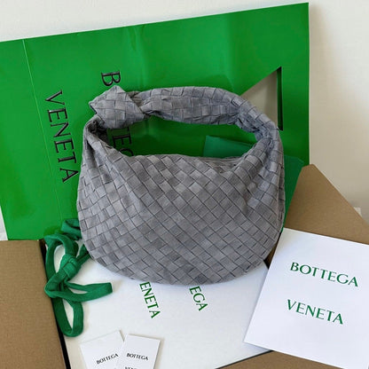 BV TEEN JODIE 36CM CUIR DAIM GRIS 