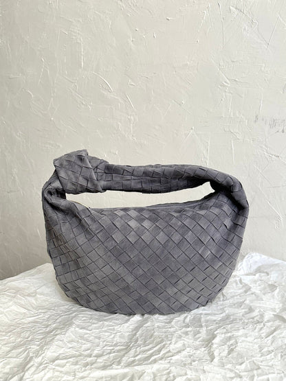 BV TEEN JODIE 36CM CUIR DAIM GRIS 