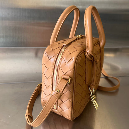 BV GETAWAY PETIT 23CM CUIR D'AGNEAU MARRON 