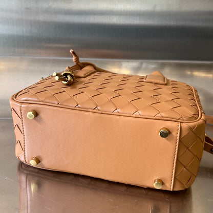 BV GETAWAY PETIT 23CM CUIR D'AGNEAU MARRON 