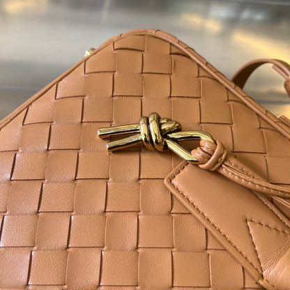 BV GETAWAY PETIT 23CM CUIR D'AGNEAU MARRON 