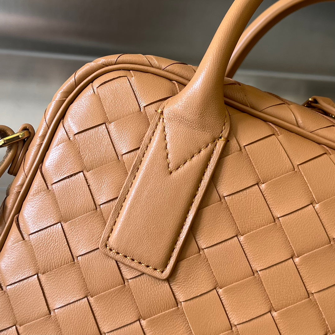 BV GETAWAY PETIT 23CM CUIR D'AGNEAU MARRON 