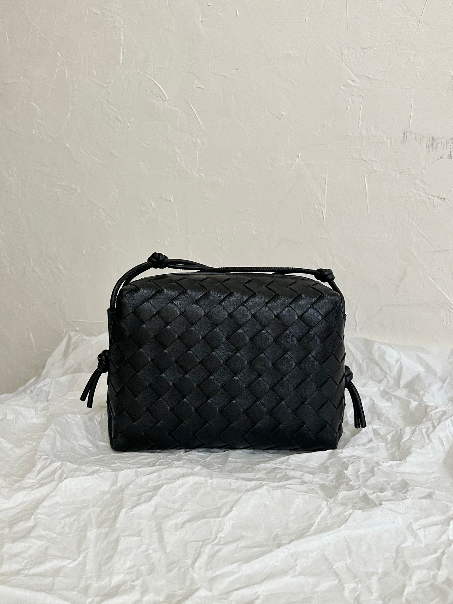 BVループ スモール 23cm ブラック カーフスキン
