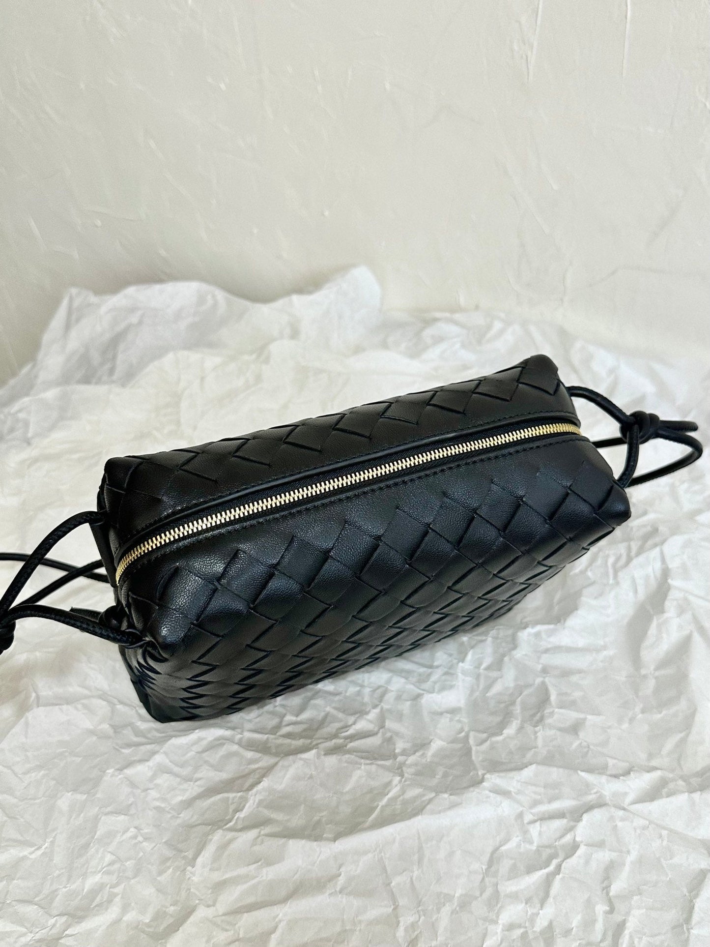 BVループ スモール 23cm ブラック カーフスキン