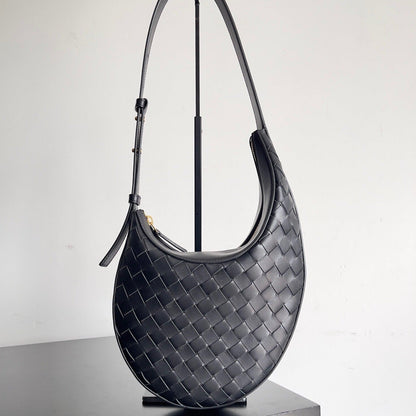 BV PETITE GOUTTE 32CM CUIR D'AGNEAU NOIR 