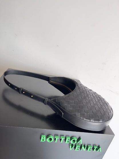 BV PETITE GOUTTE 32CM CUIR D'AGNEAU NOIR 