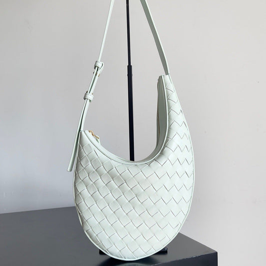 BV PETITE GOUTTE 32CM CUIR D'AGNEAU BLEU CLAIR 