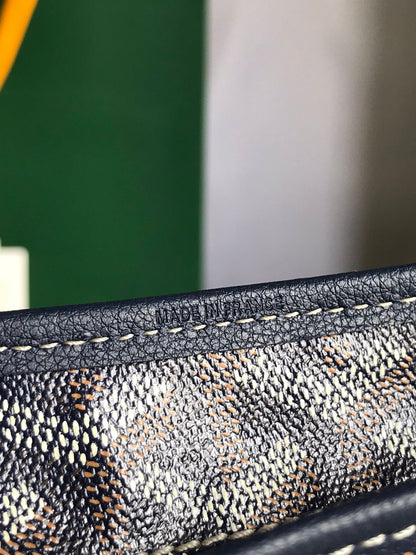 SAC HOBO BOHEME 42CM TOILE BLEU MARINE