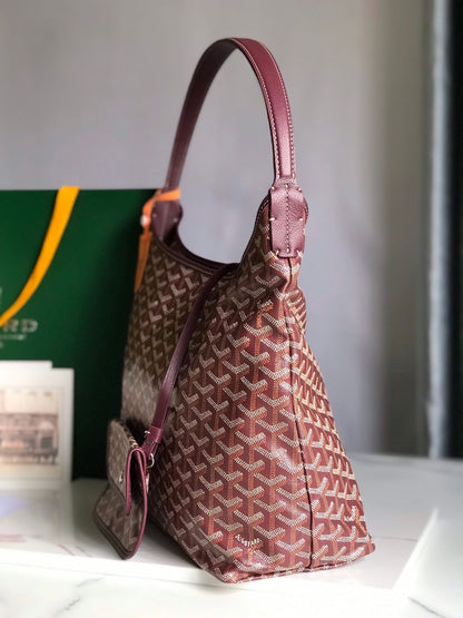 ホーボー ボエム 42cm レッド キャンバス