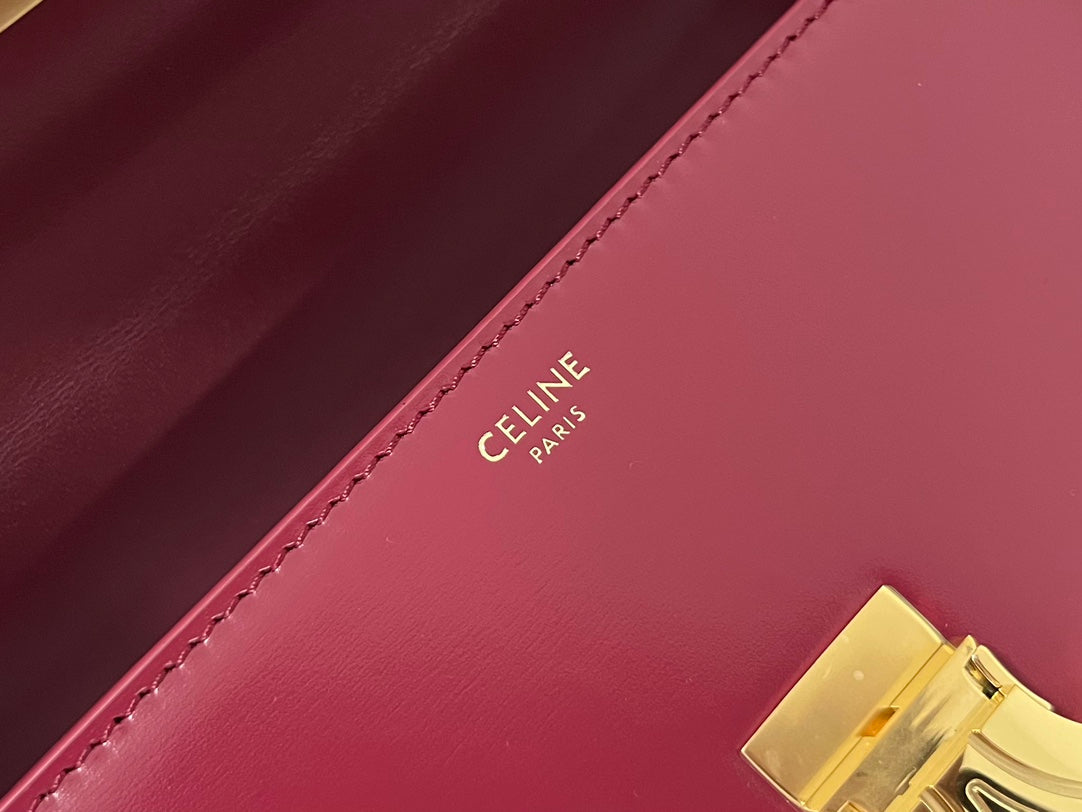 CLASSIQUE TRIOMPHE 20 CUIR DE VEAU ROUGE