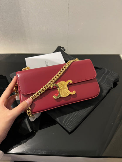 CLASSIQUE TRIOMPHE 20 CUIR DE VEAU ROUGE