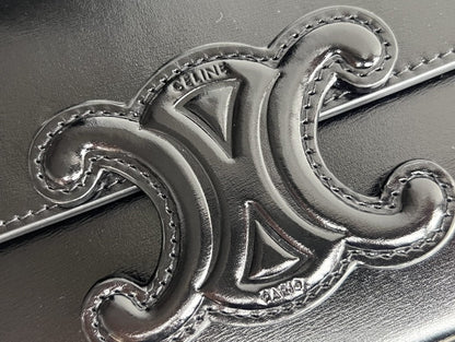 CUIR TRIOMPHE 20 オールブラック カーフスキン
