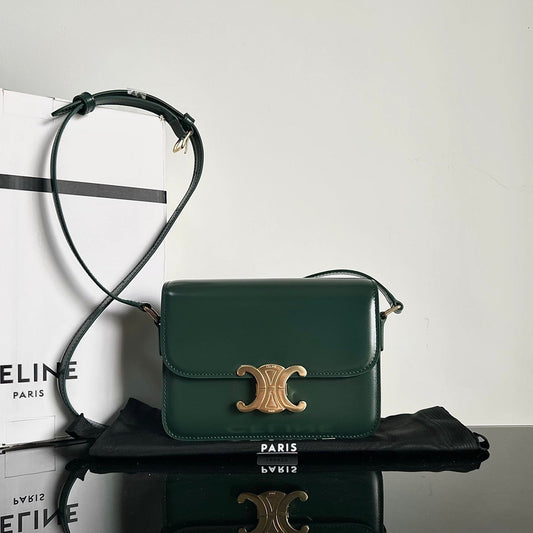 TEEN TRIOMPHE 18 CUIR DE VEAU VERT