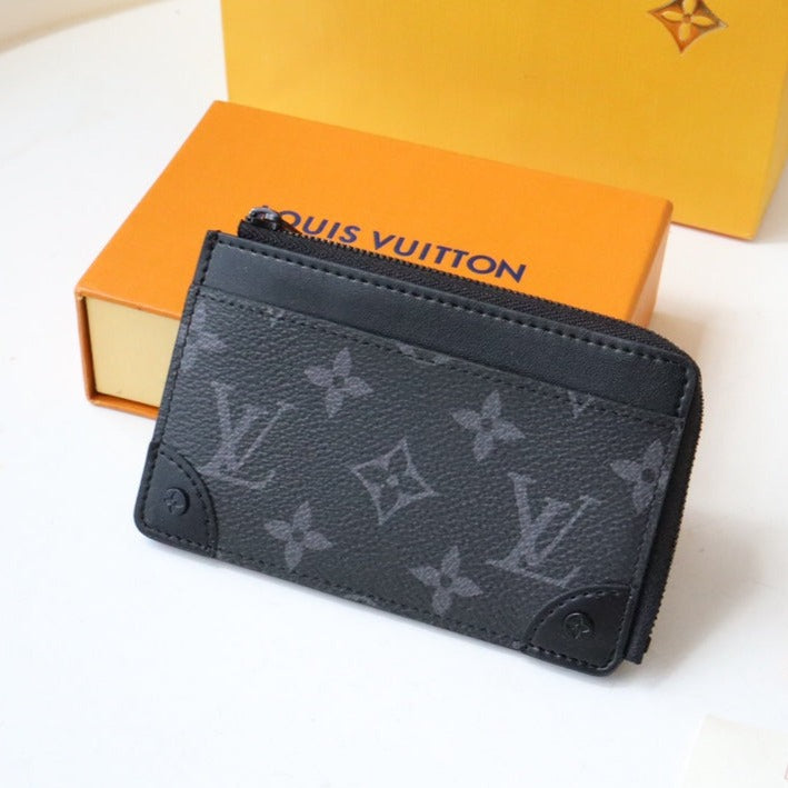 ÉTUI PORTE-CARTES MULTIPLES TRUNK NOIR