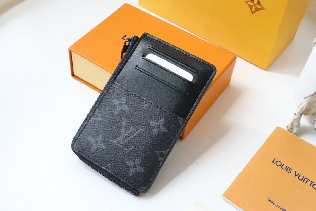 ÉTUI PORTE-CARTES MULTIPLES TRUNK NOIR