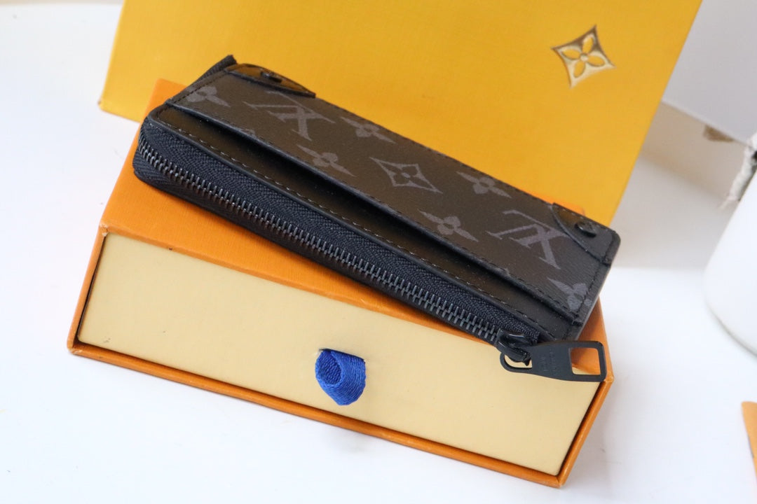 ÉTUI PORTE-CARTES MULTIPLES TRUNK NOIR