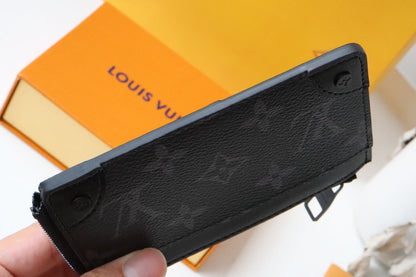 ÉTUI PORTE-CARTES MULTIPLES TRUNK NOIR