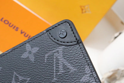 ÉTUI PORTE-CARTES MULTIPLES TRUNK NOIR