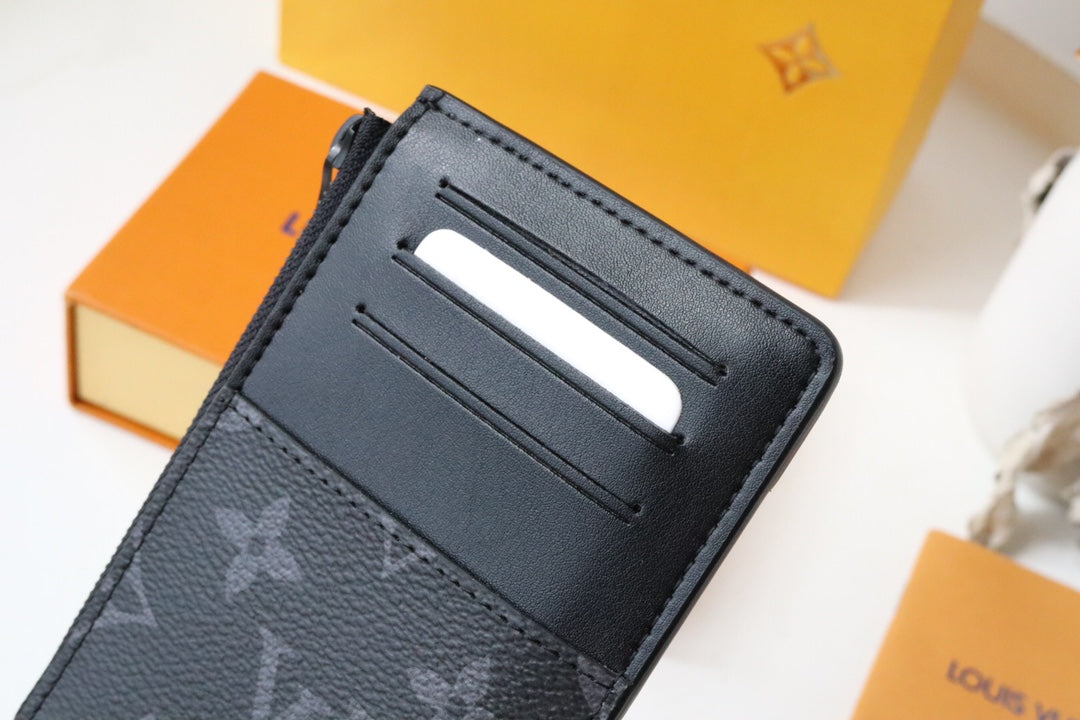 ÉTUI PORTE-CARTES MULTIPLES TRUNK NOIR