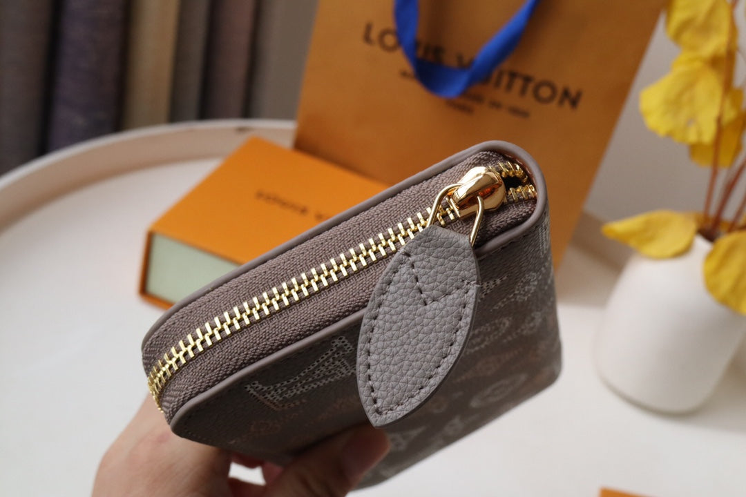 PORTEFEUILLE ZIPPY 19,5 EN CUIR MAHINA