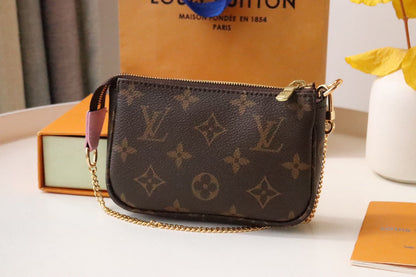 MINI POCHETTE ACCESSOIRES 15.5 TOILE MONOGRAMME